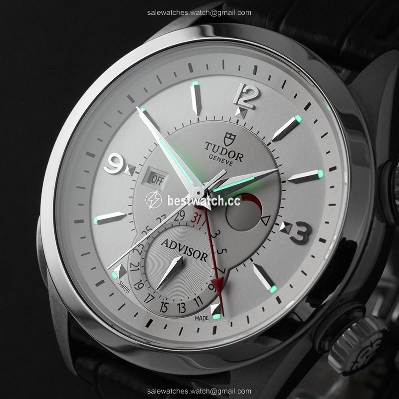IMG_9085 Tudor Heritage Advisor Mens watch Unisex Manual winding Titanium 79620T-0011 Replica 2