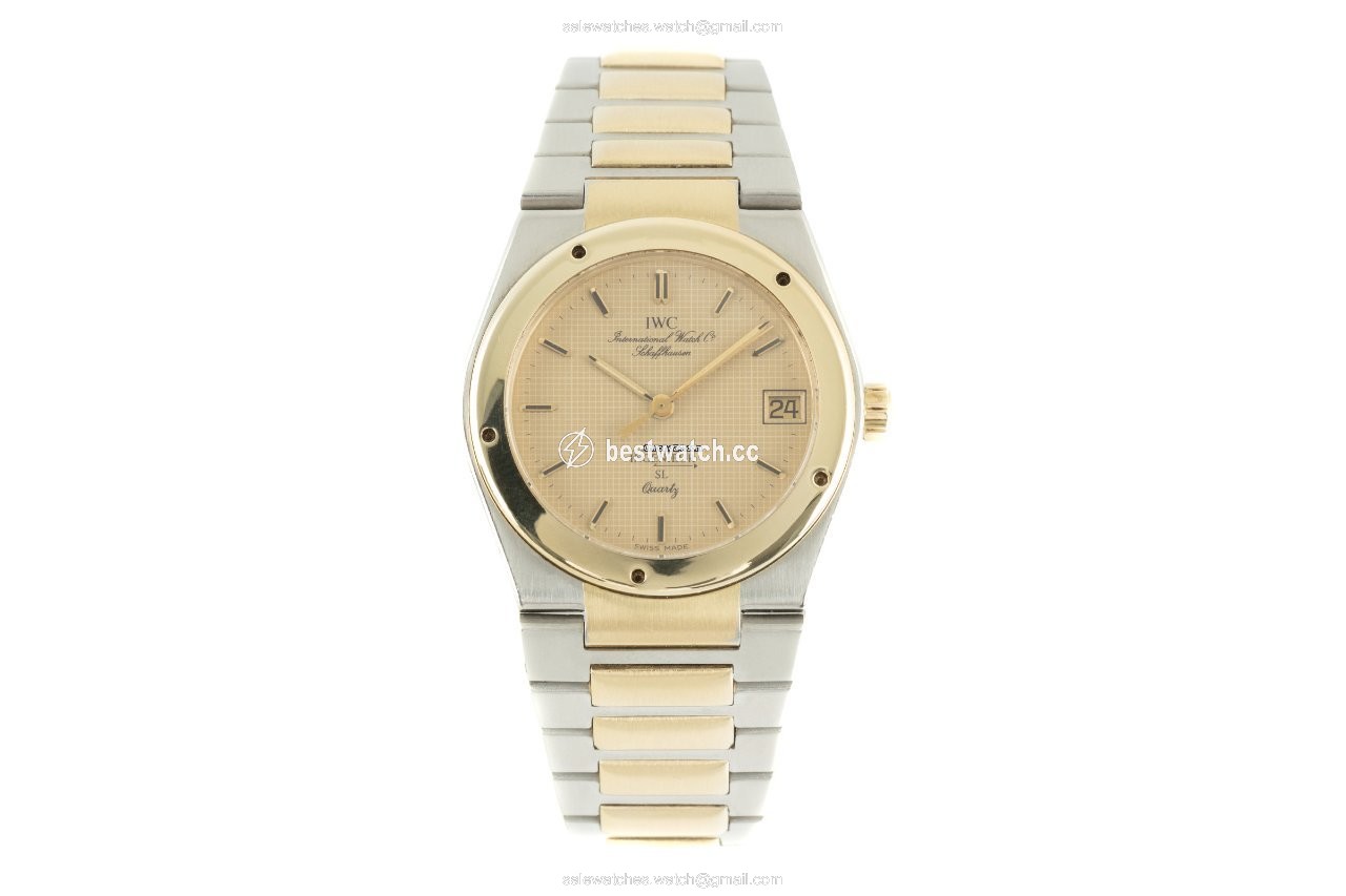 IMG_9085 IWC Ingenieur Mens watch Unisex Quartz Gold Steel 3305 Replica 2