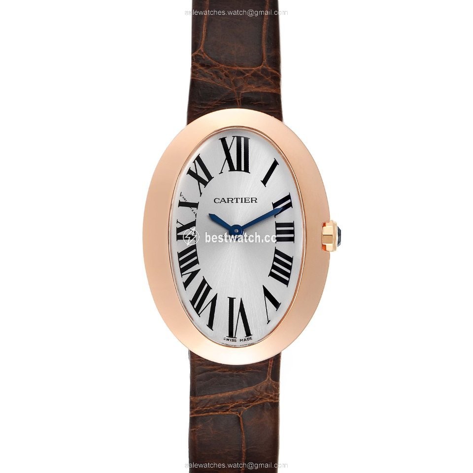 Cartier Baignoire Womens watch Quartz Rose gold W8000007 Replica 2