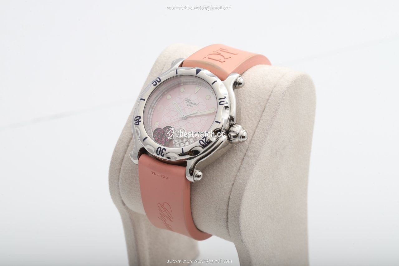 IMG_9085 Chopard Happy Diamonds Womens watch Quartz Steel 28 8950 Replica 2