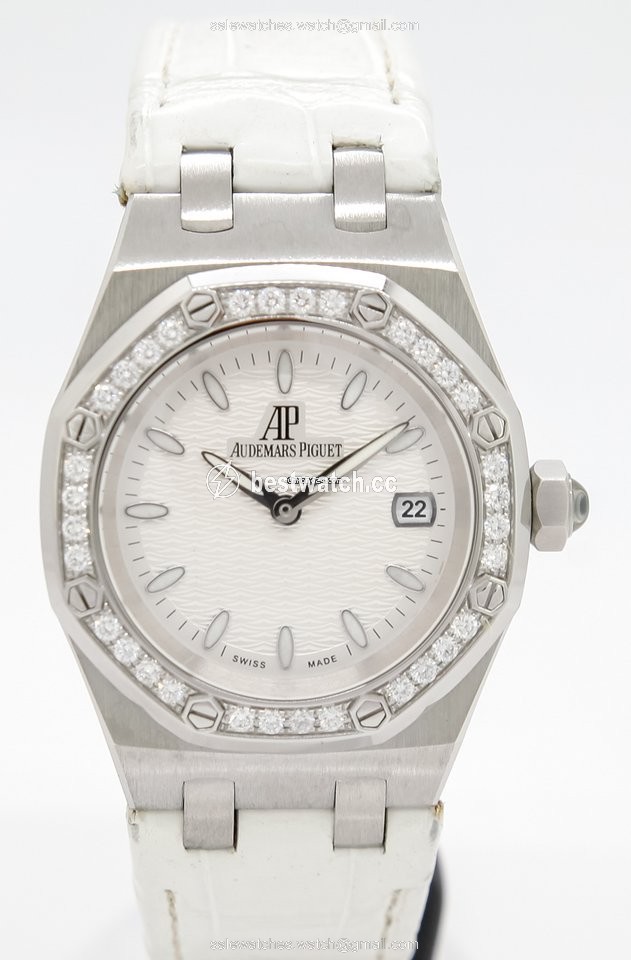 IMG_9085 Audemars Piguet Royal Oak Lady Womens watch Quartz Steel 67621ST.ZZ.D012CR.02 Replica 2