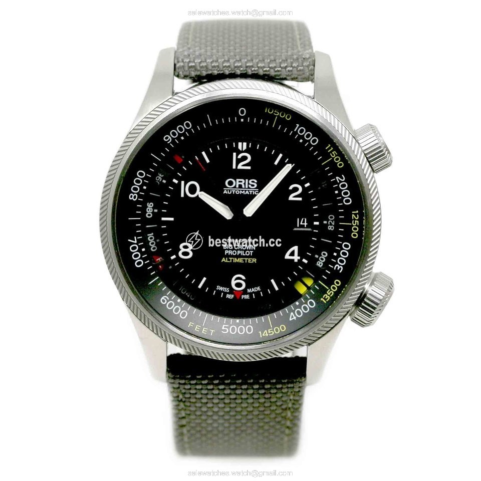 Oris Big Crown ProPilot Altimeter Mens watch Unisex Automatic Steel 01 733 7705 4134-Set 5 23 17FC Replica 2