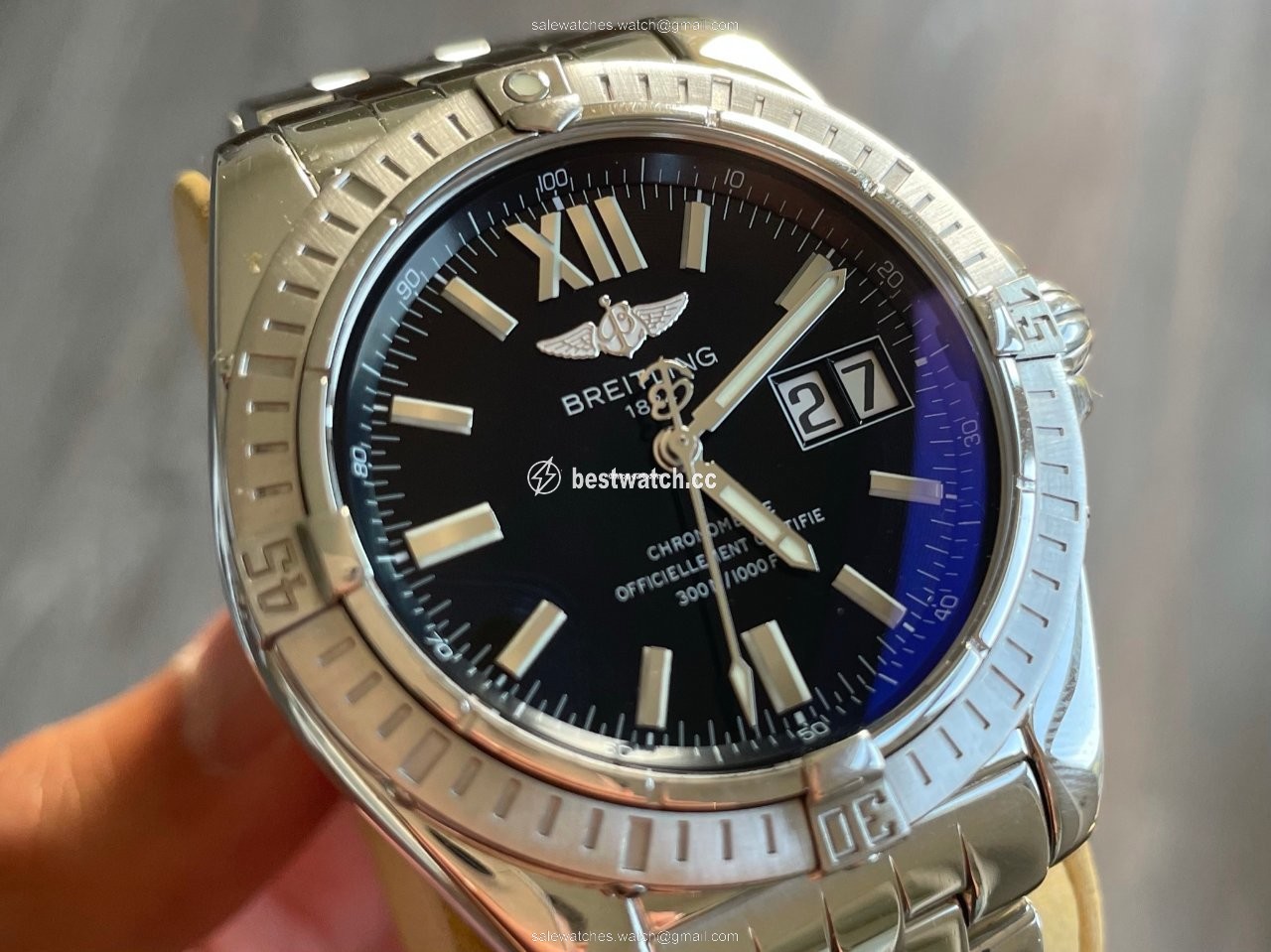 IMG_9085 Breitling Galactic 41 Mens watch Unisex Automatic Steel a49350L2 ba07 Replica 2