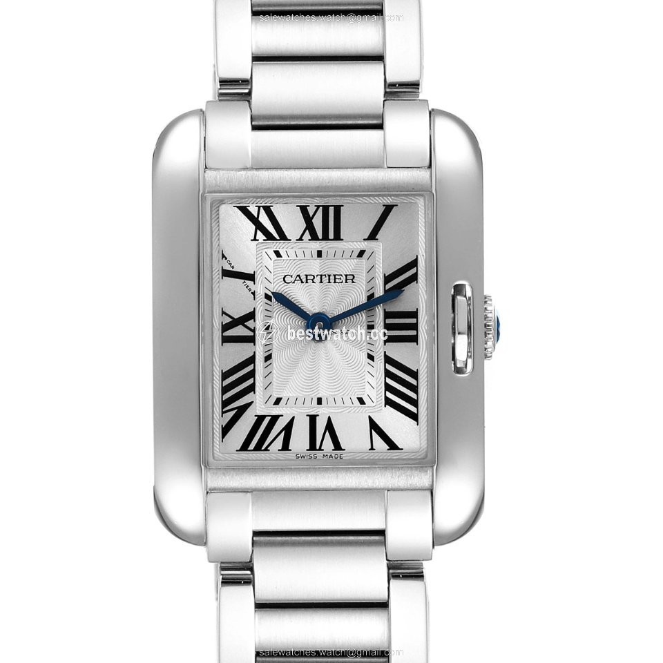IMG_9085 Cartier Tank Anglaise Womens watch Quartz Steel W5310022 Replica 2