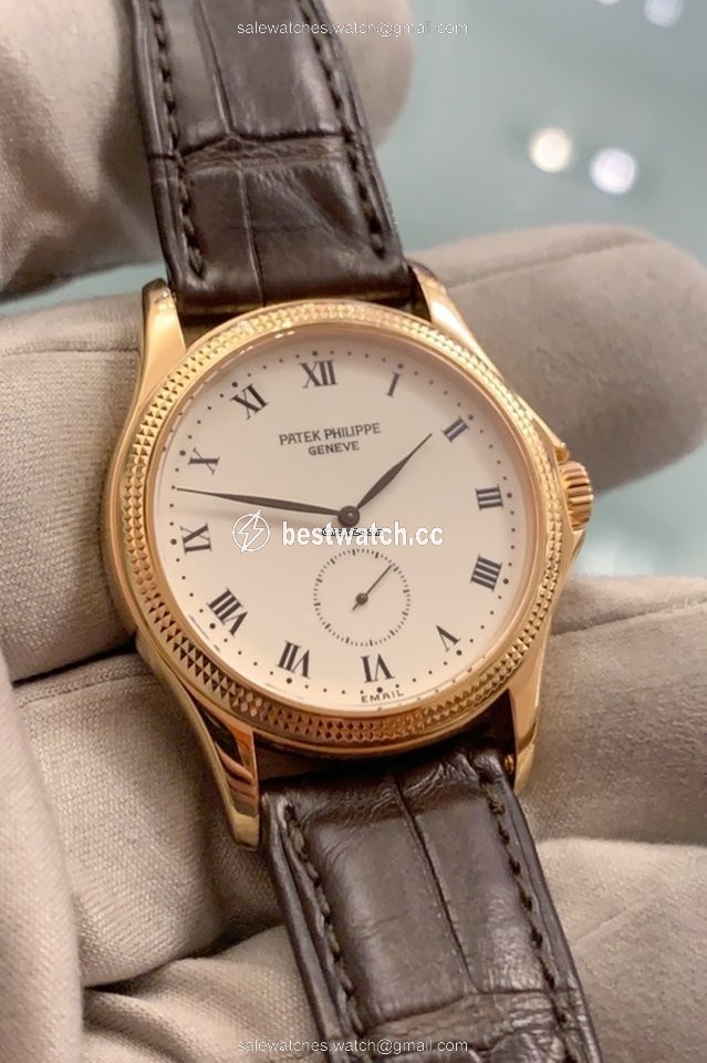 IMG_9085 Patek Philippe Calatrava Mens watch Unisex Manual winding Rose gold 5115R Replica 2