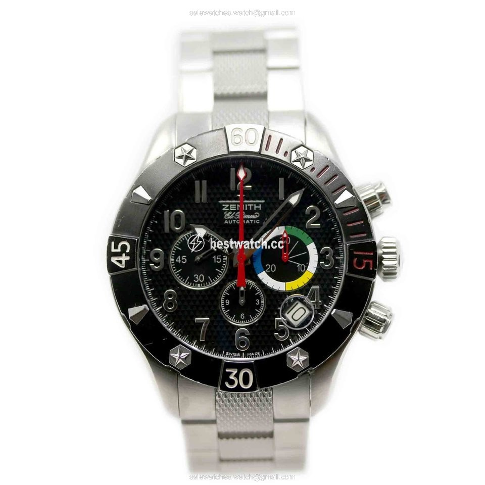 IMG_9085 Zenith Defy El Primero Mens watch Unisex Automatic Steel 03.0516.4000 Replica 2