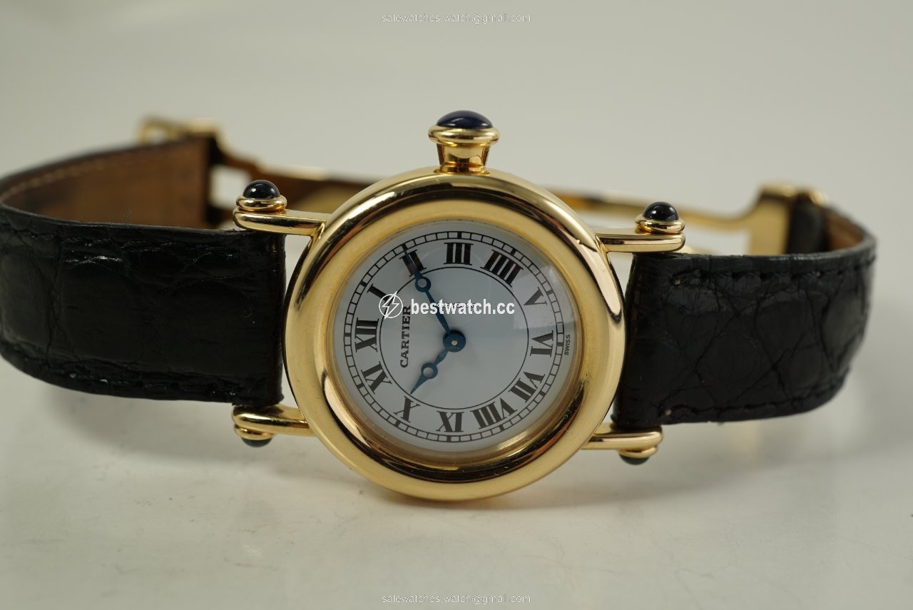 IMG_9085 Cartier Diabolo Womens watch Quartz Yellow gold 14400 Replica 2