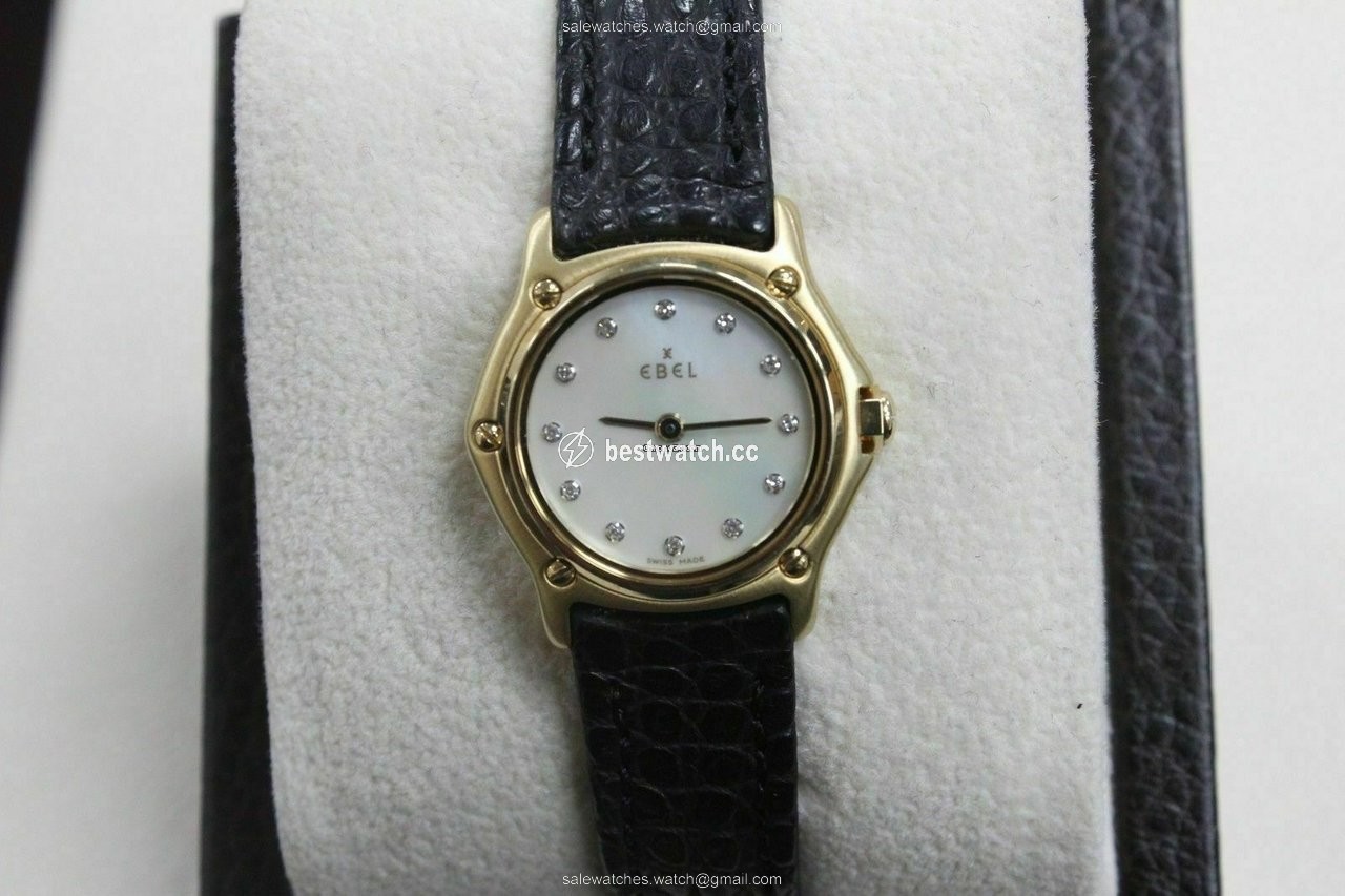 IMG_9085 Ebel Classic Womens watch Quartz Yellow gold 8157111 Replica 2