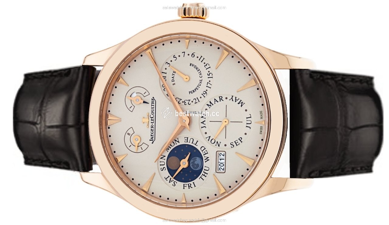Jaeger-LeCoultre Master Eight Days Perpetual Rose gold Q1612520 Replica 2