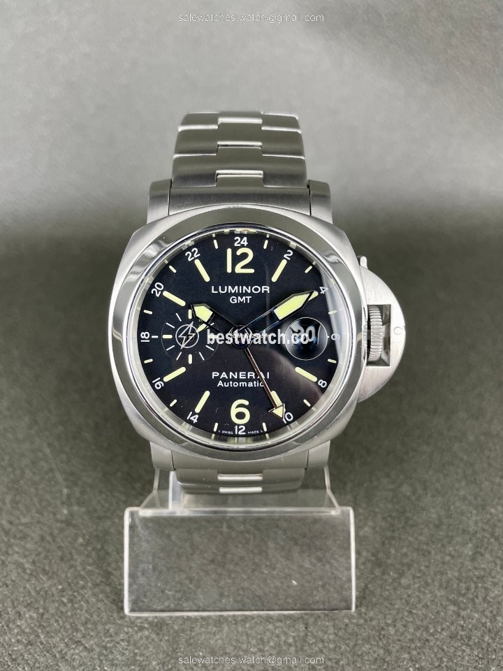 Panerai Luminor GMT Automatic Mens watch Unisex Automatic Steel PAM 00297 Replica 2