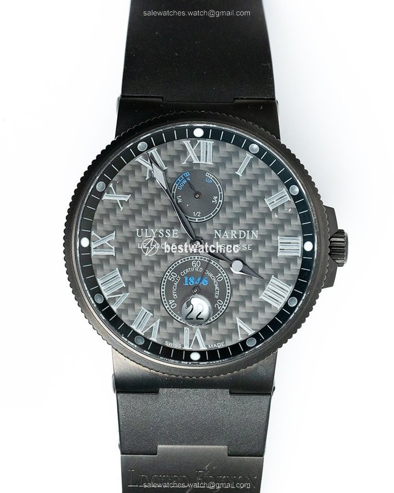 IMG_9085 Ulysse Nardin Marine Chronometer 41mm Automatic Steel 263-66LE-3C-42 Replica 2