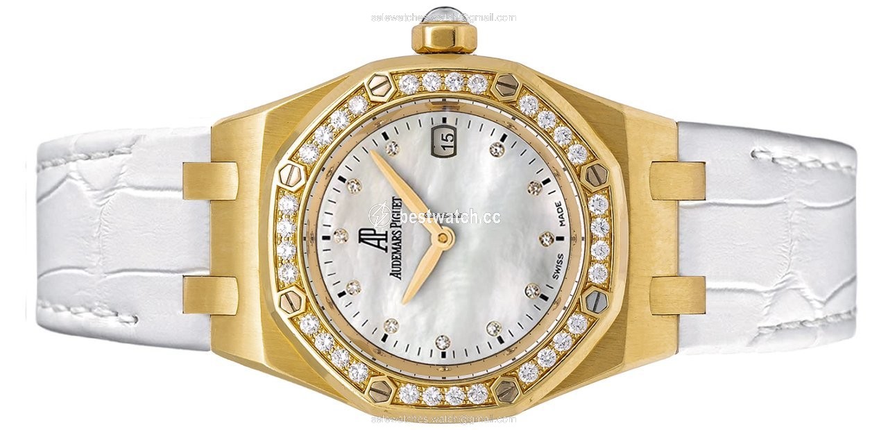 IMG_9085 Audemars Piguet Royal Oak Lady Yellow gold 67601BA.ZZ.D012CR.03 Replica 2