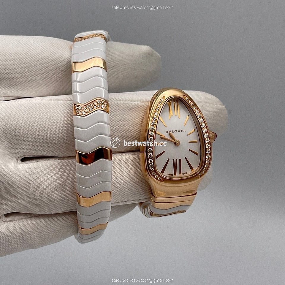 Bulgari Serpenti Womens watch Quartz Ceramic 102202 Replica 2