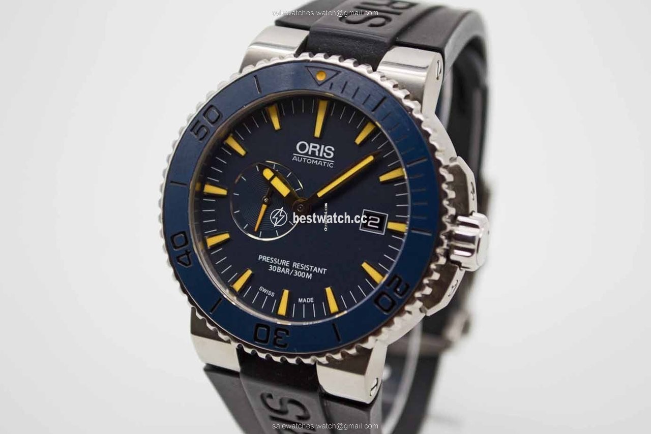 Oris Aquis Mens watch Unisex Automatic Titanium 01 643 7654 7185 Replica 2