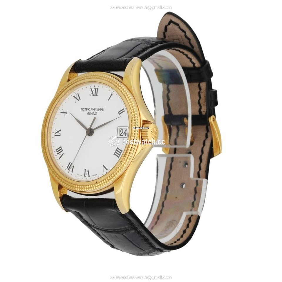 IMG_9085 Patek Philippe Calatrava Mens watch Unisex Automatic Yellow gold 5117J Replica 2
