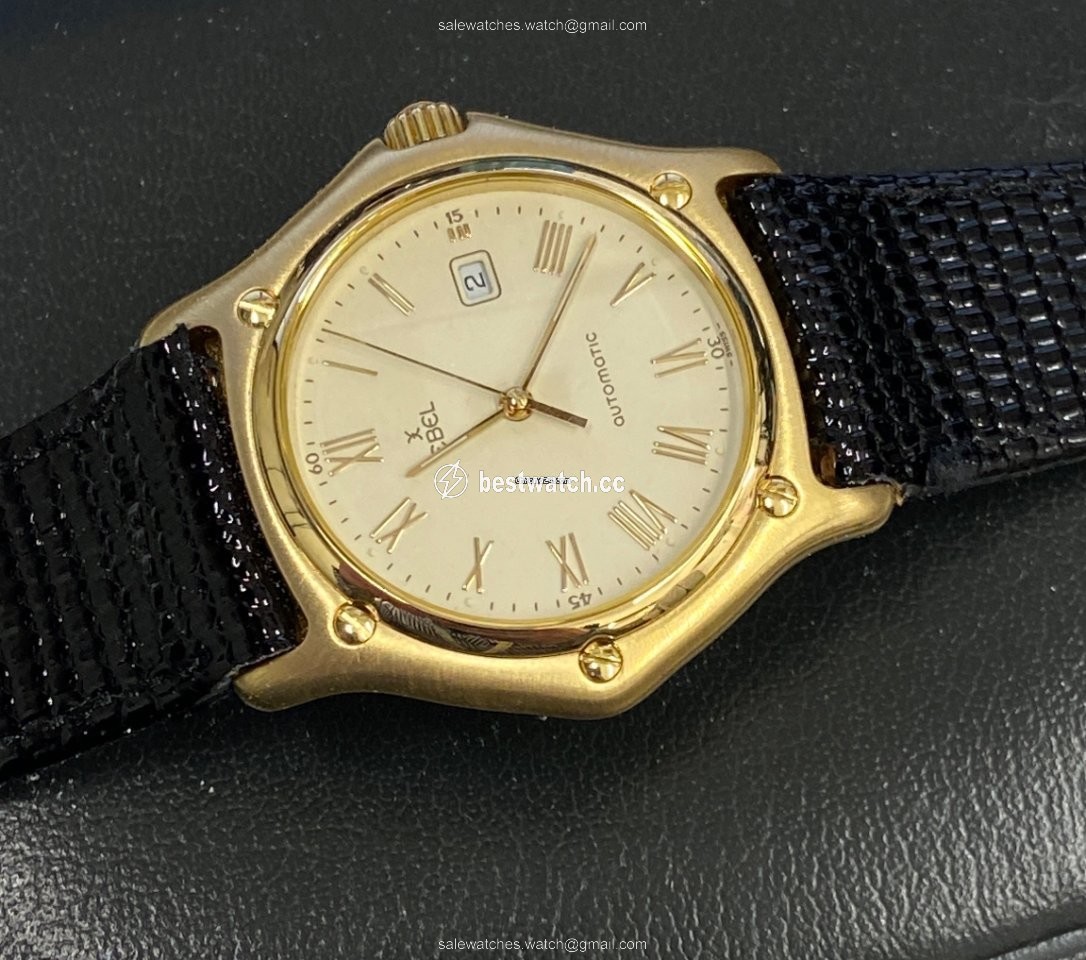IMG_9085 Ebel 1911 Mens watch Unisex Automatic Yellow gold 893902 Replica 2