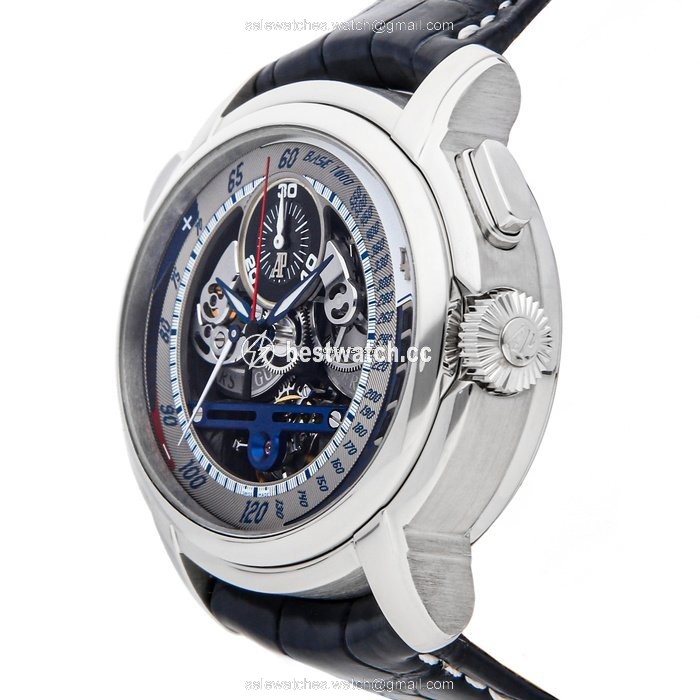 IMG_9085 Audemars Piguet Millenary Chronograph Mens watch Unisex Automatic Platinum 26069PT.OO.D028CR.01 Replica 2