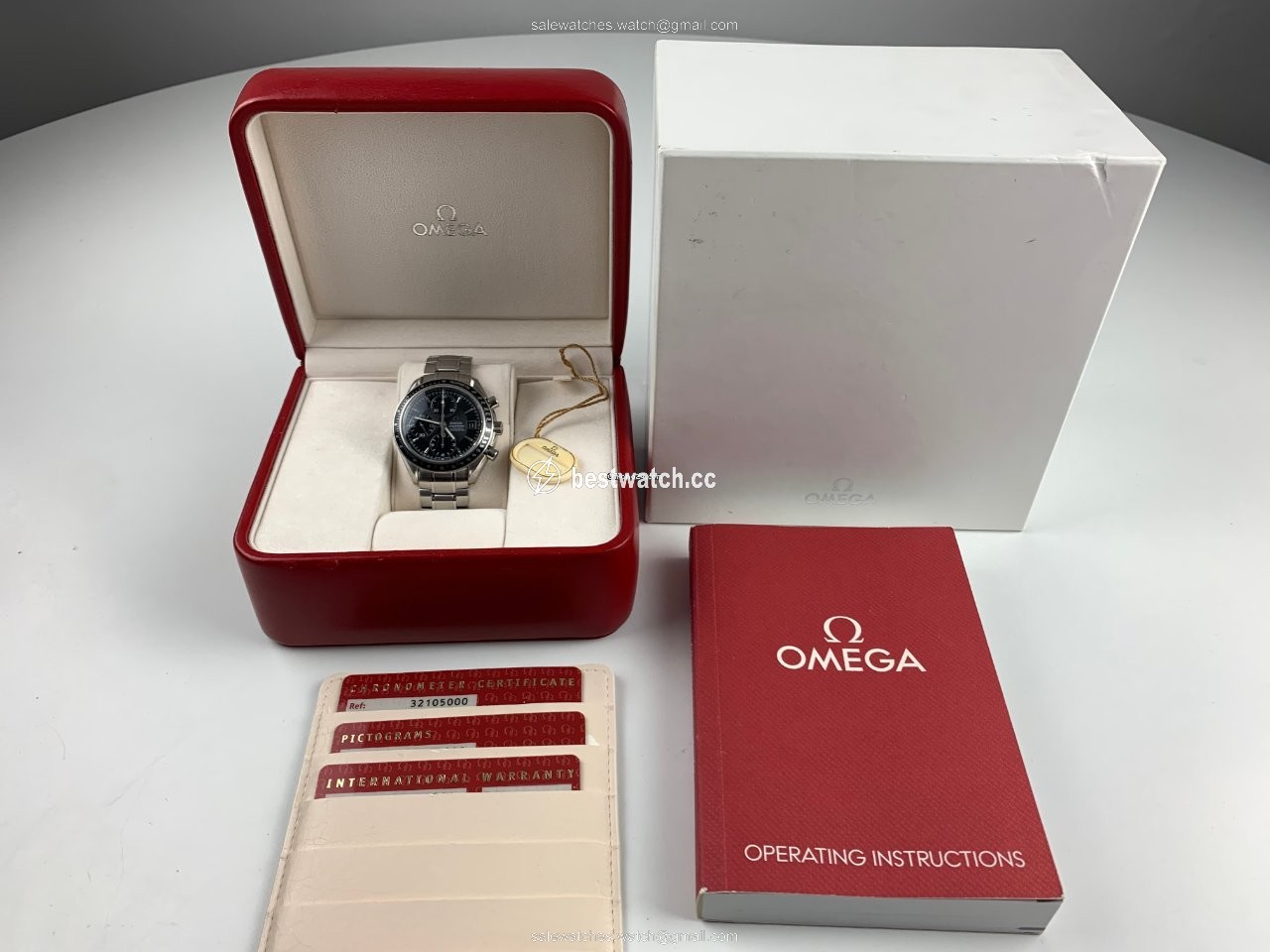 Omega Speedmaster Date Mens watch Unisex Automatic Steel 32105000 Replica 2