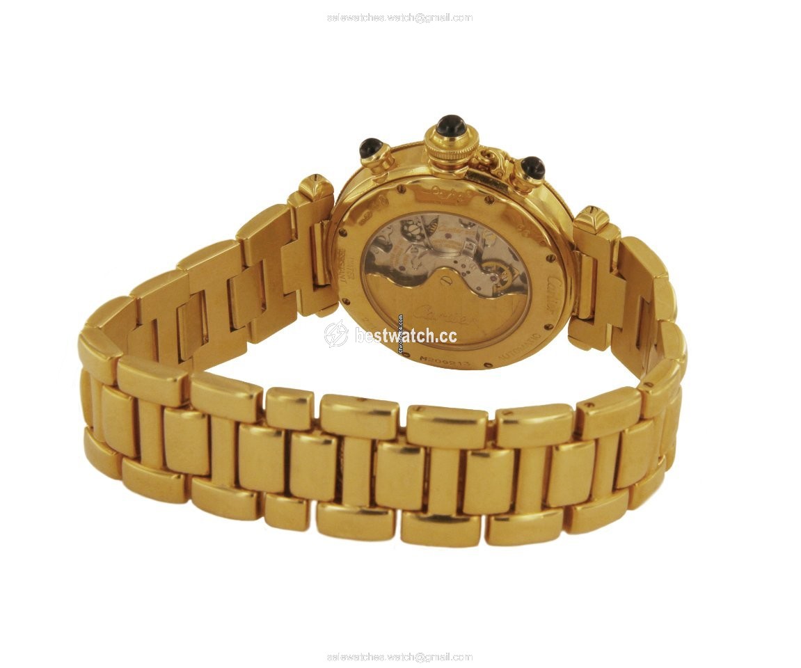 IMG_9085 Cartier Pasha Mens watch Unisex Automatic Yellow gold 2111 1 Replica 2