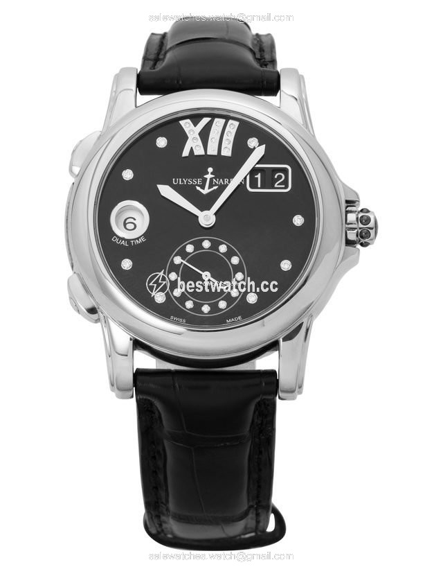 IMG_9085 Ulysse Nardin Dual Time Womens watch Automatic Steel 3343-222 30-02 Replica 2