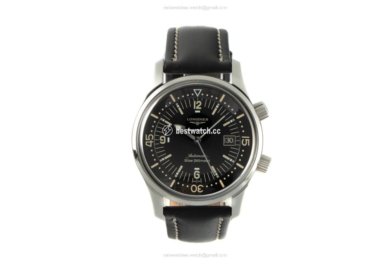 Longines Legend Diver Mens watch Unisex Automatic Steel L3.674.4 Replica 2