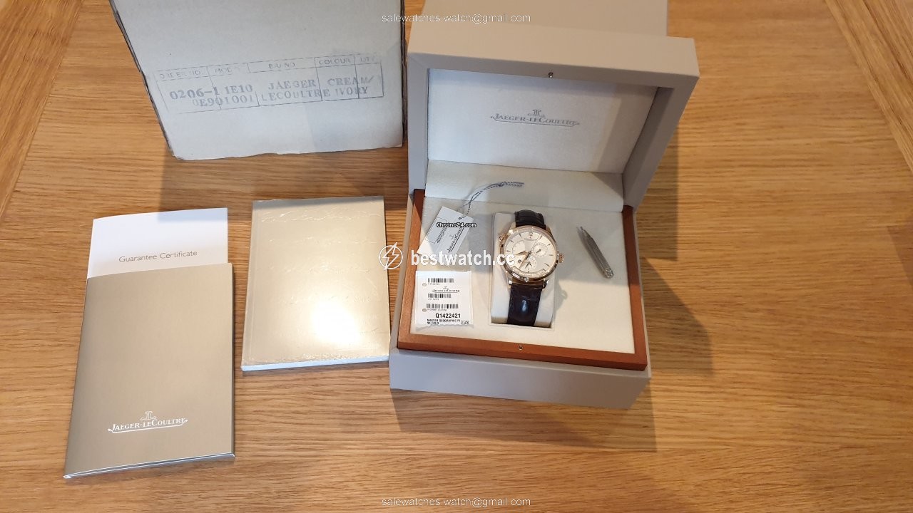 IMG_9085 Jaeger-LeCoultre Master Geographic Mens watch Unisex Automatic Rose gold Q1422421 Replica 2