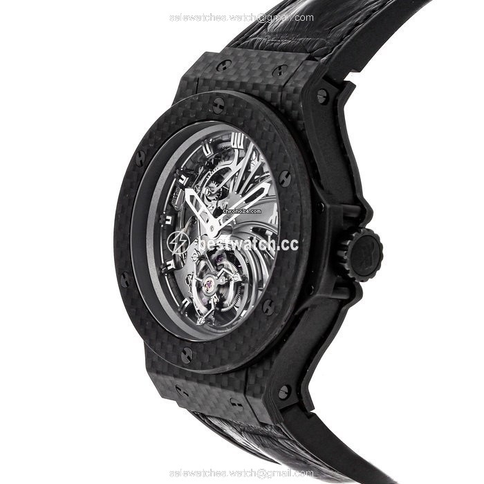 Hublot Big Bang Mens watch Unisex Manual winding Carbon 304.QX.1140.HR Replica 2
