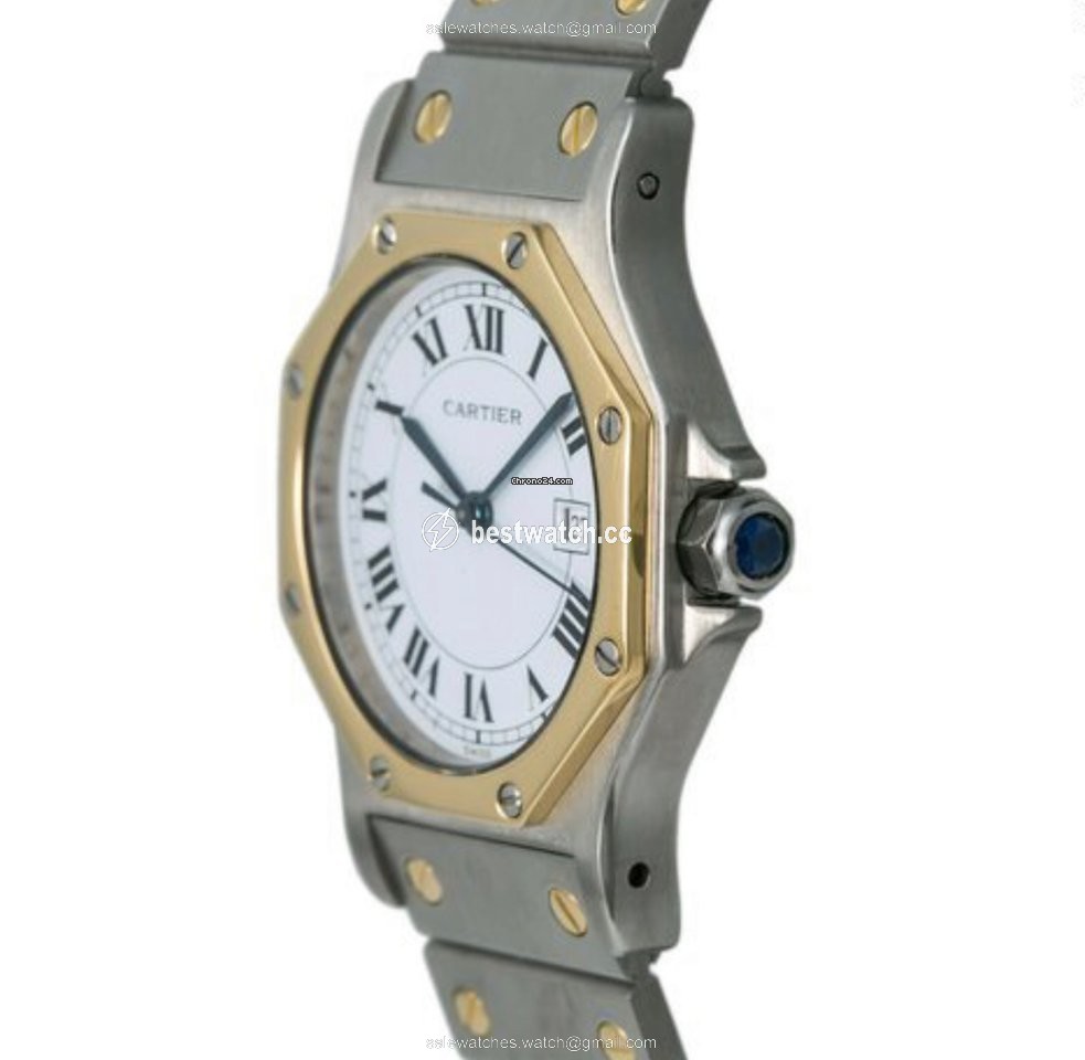 IMG_9085 Cartier Santos Mens watch Unisex Automatic 24942 Replica 2