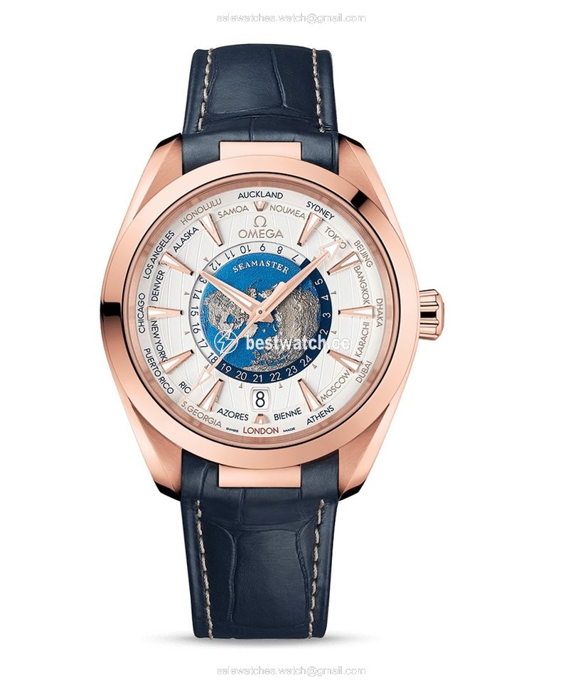 Omega Seamaster Aqua Terra Mens watch Unisex Automatic Rose gold 220.53.43.22.02.001 Replica 2
