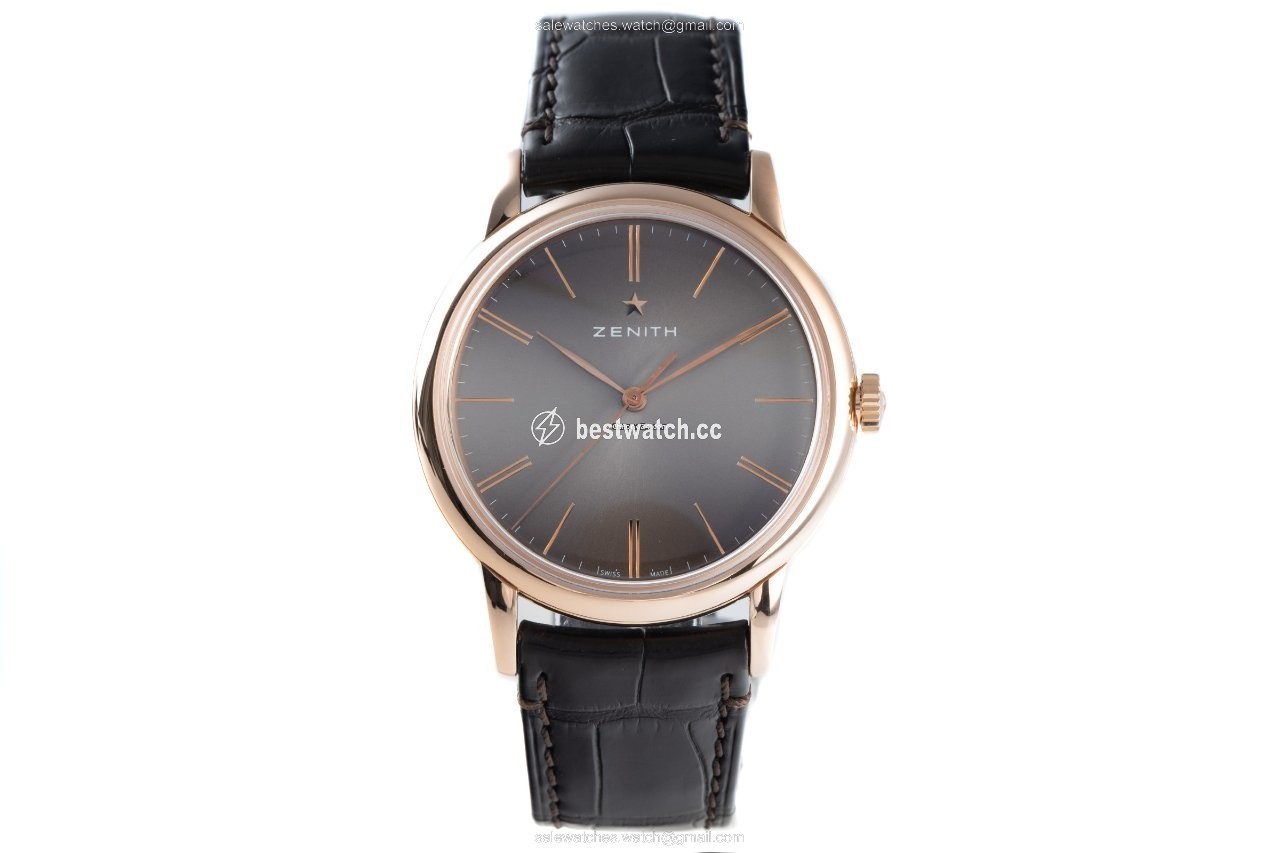 IMG_9085 Zenith Elite Mens watch Unisex Automatic Red gold 18.2290.679 Replica 2