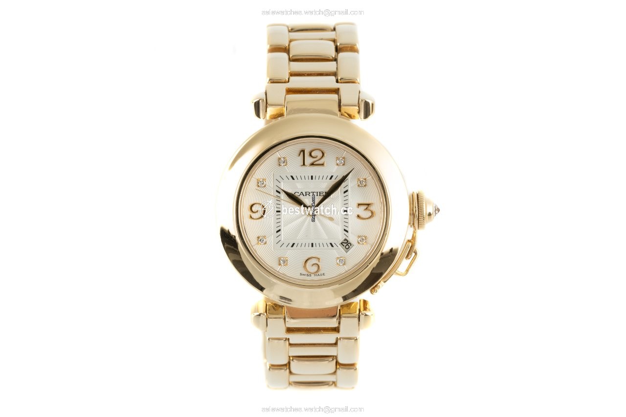 IMG_9085 Cartier Pasha Womens watch Automatic Yellow gold WJ1110H9 Replica 2