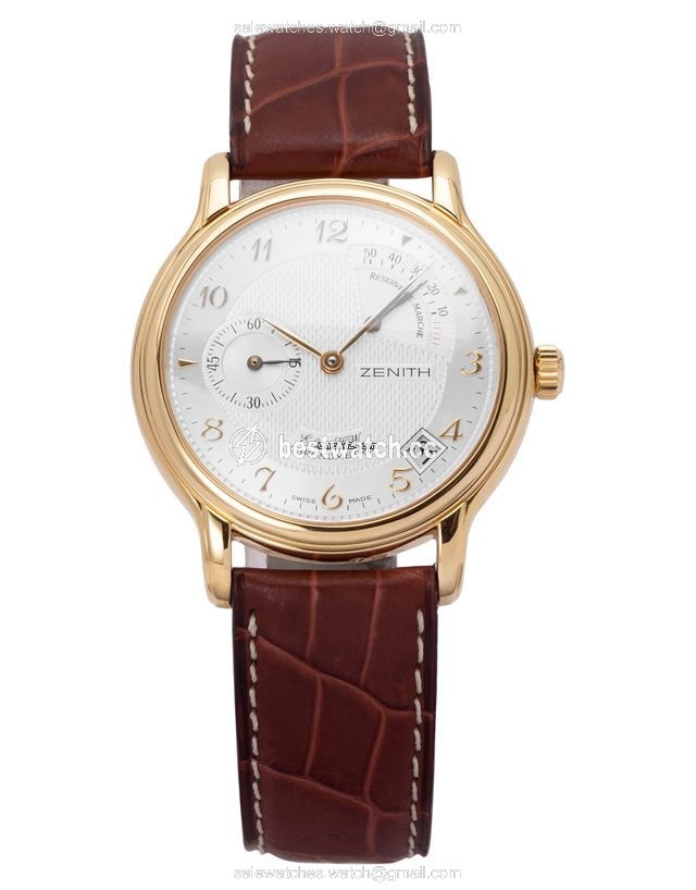 IMG_9085 Zenith Elite Power Reserve Mens watch Unisex Manual winding Yellow gold 30.0240.655 01 Replica 2