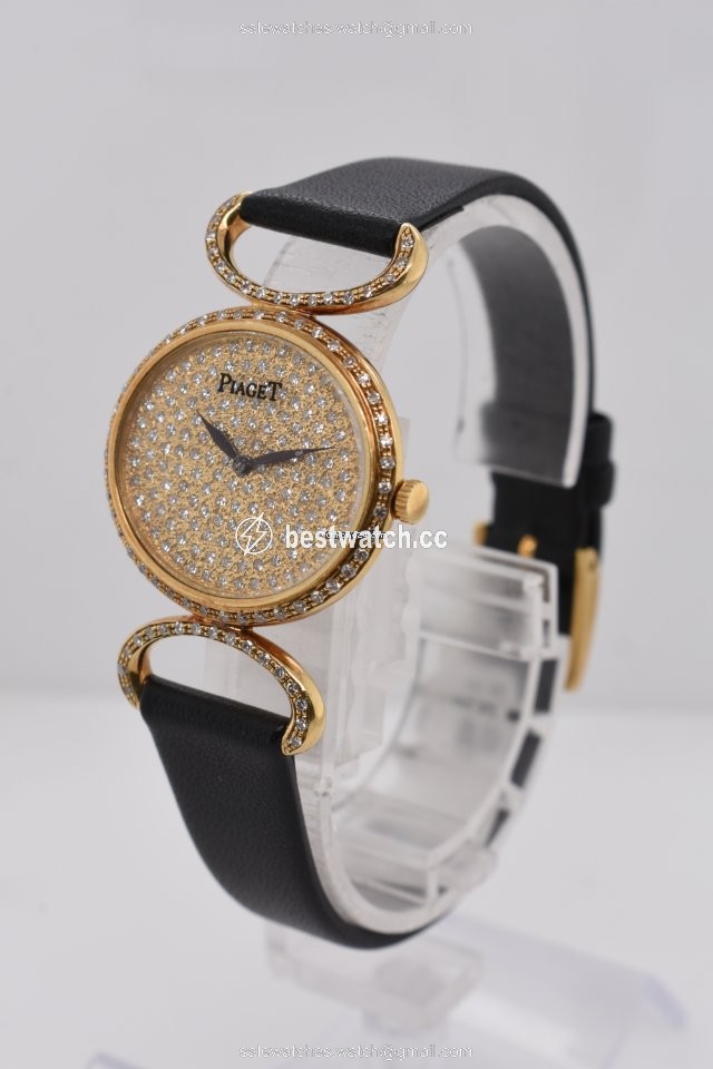 Piaget Womens watch Manual winding Yellow gold 9802 DB Replica 2