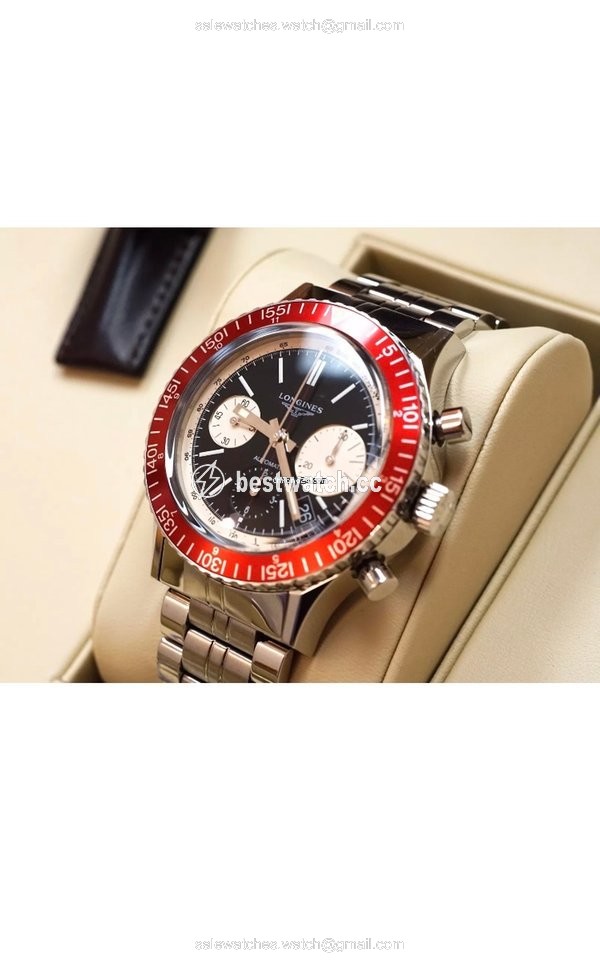 IMG_9085 Longines Heritage Mens watch Unisex Automatic Steel L2.808.4.52.6 Replica 2