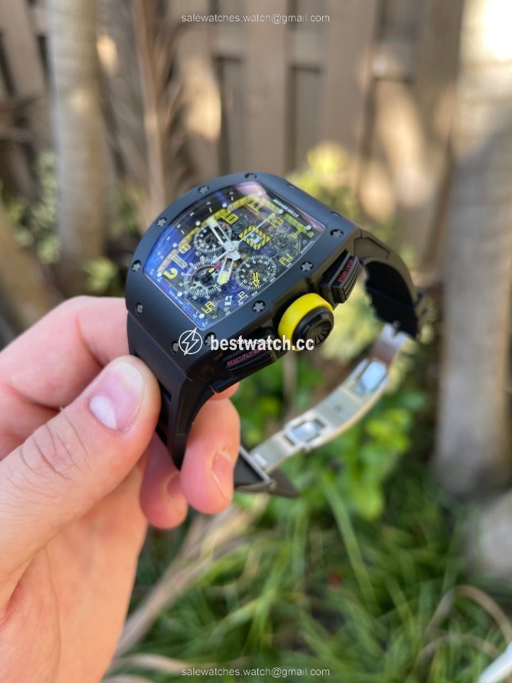 IMG_9085 Richard Mille RM 011 Carbon RM011 AL CA Replica 2