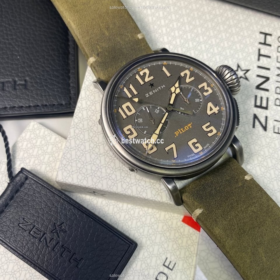 IMG_9085 Zenith Pilot Mens watch Unisex Automatic Steel 11.2430.4069 21.C773 Replica 2