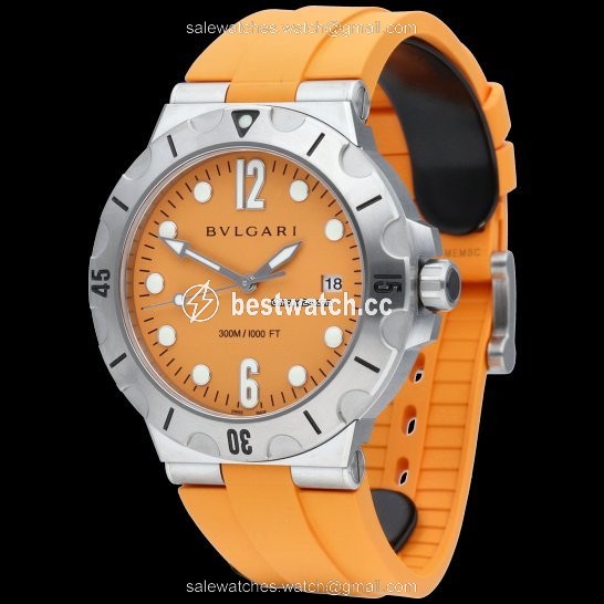 Bulgari Diagono Mens watch Unisex Automatic Steel DP 41 S SD Replica 2