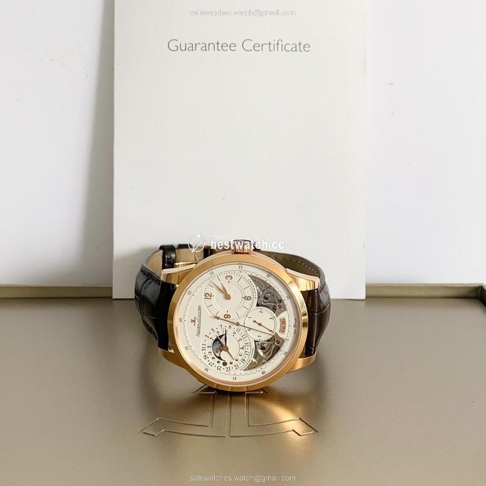 IMG_9085 Jaeger-LeCoultre Duometre Mens watch Unisex Manual winding Rose gold Q6042422 Replica 2