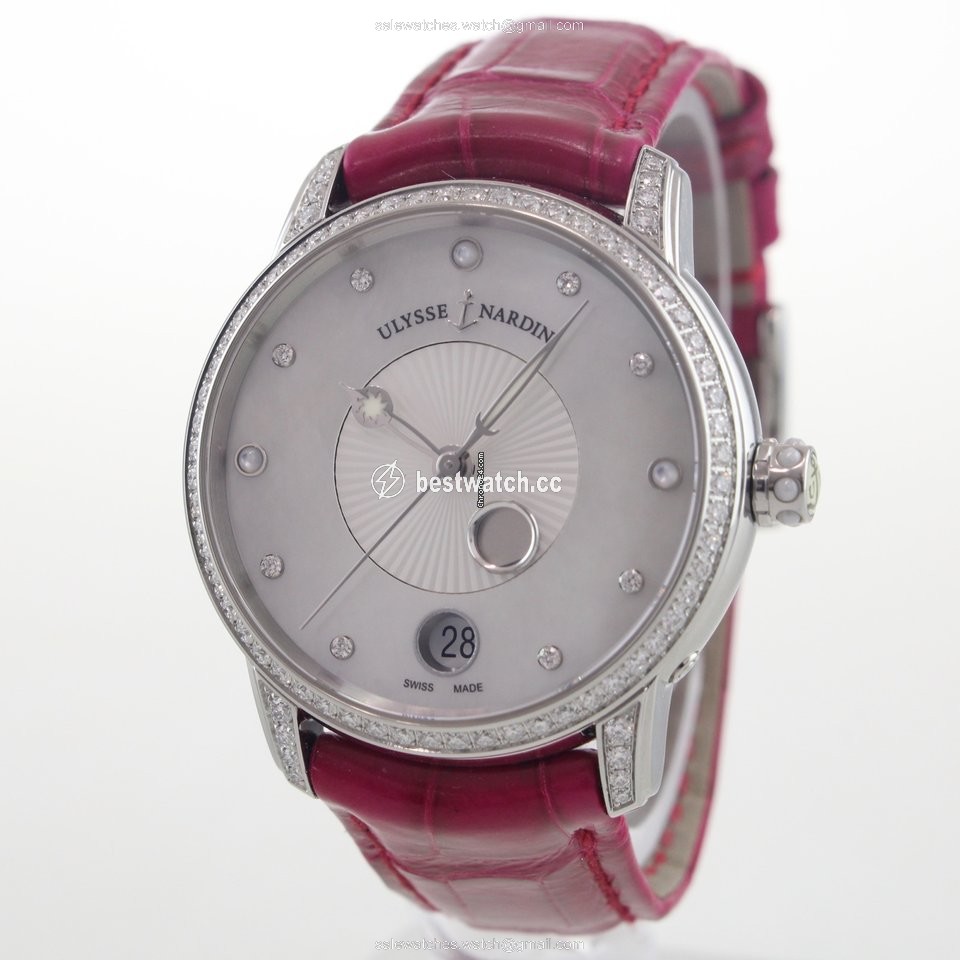 IMG_9085 Ulysse Nardin Classico Luna Womens watch Automatic Steel 8293-123 Replica 2