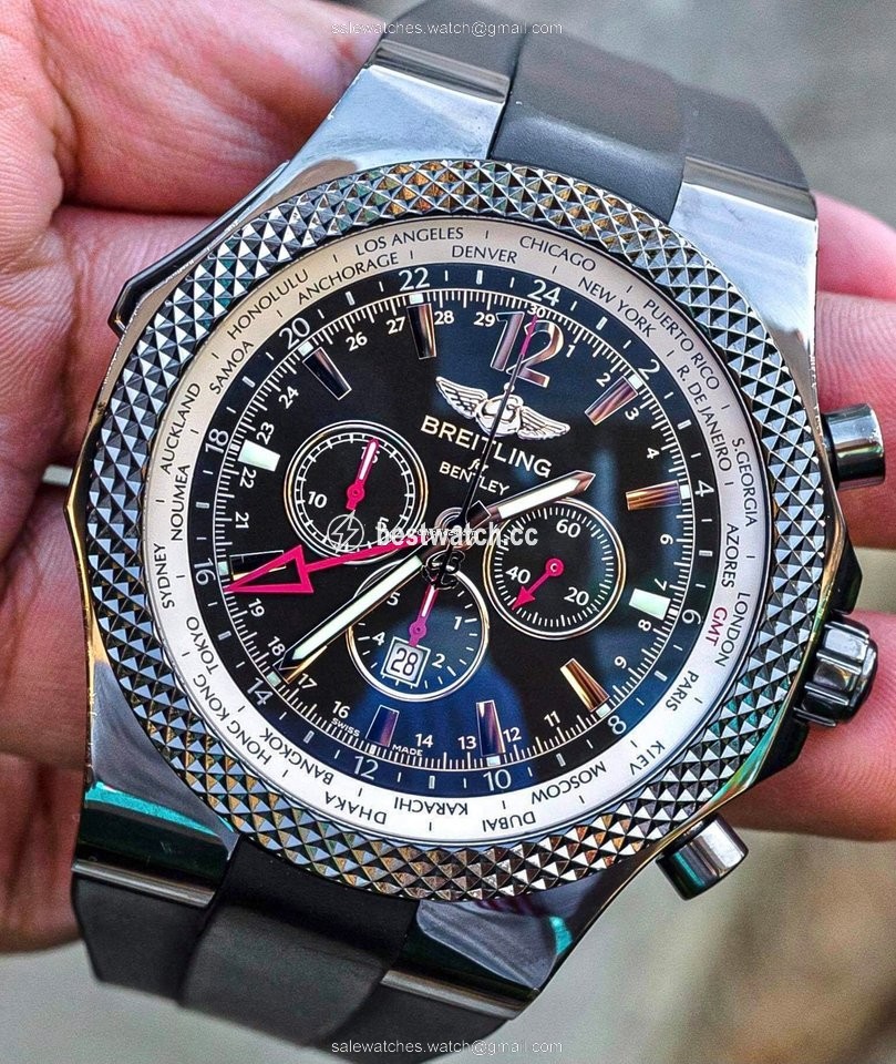 IMG_9085 Breitling Bentley GMT Mens watch Unisex Automatic Steel M4736212 B919 Replica 2