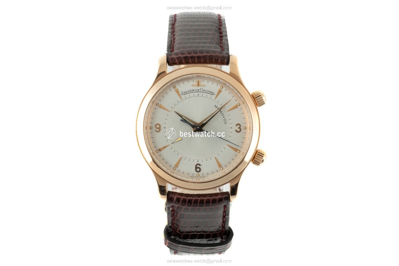 Jaeger-LeCoultre Master Memovox Mens watch Unisex Manual winding Yellow gold 144.2.94 Replica 2