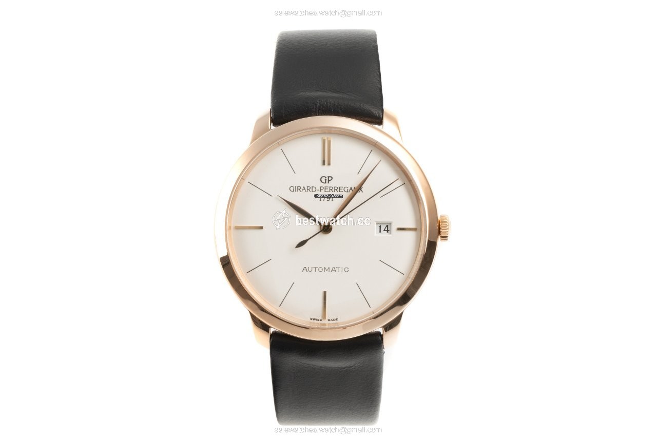 IMG_9085 Girard Perregaux 1966 Mens watch Unisex Automatic Red gold 49555-52-132-BB60 Replica 2