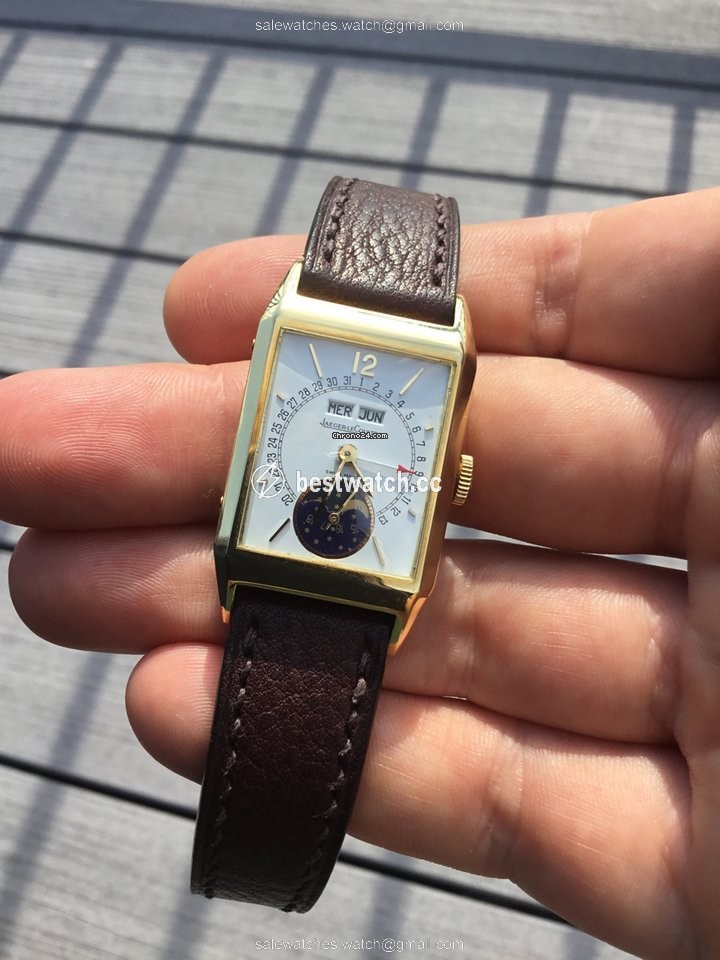 Jaeger-LeCoultre Mens watch Unisex Manual winding Yellow gold 141.010.1 Replica 2
