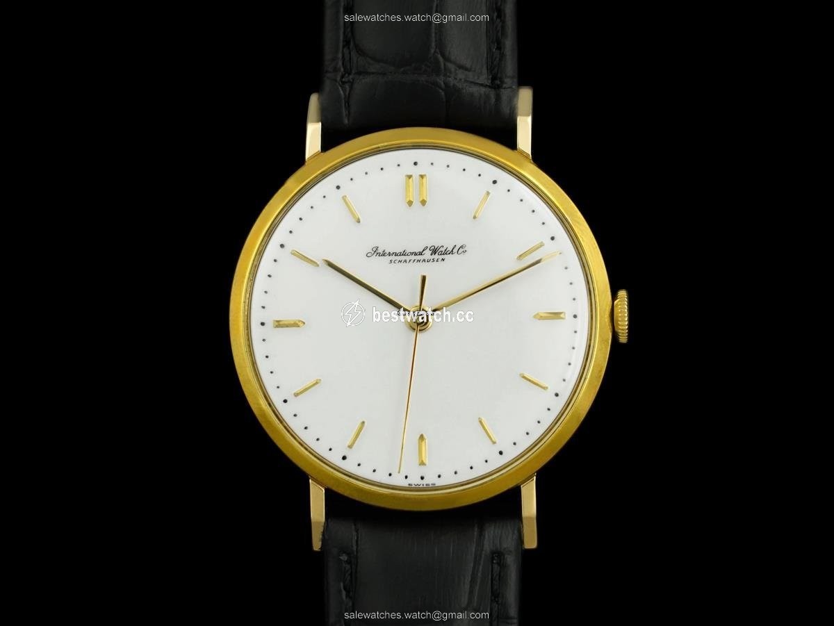 IMG_9085 IWC Mens watch Unisex Manual winding Yellow gold 8091 Replica 2