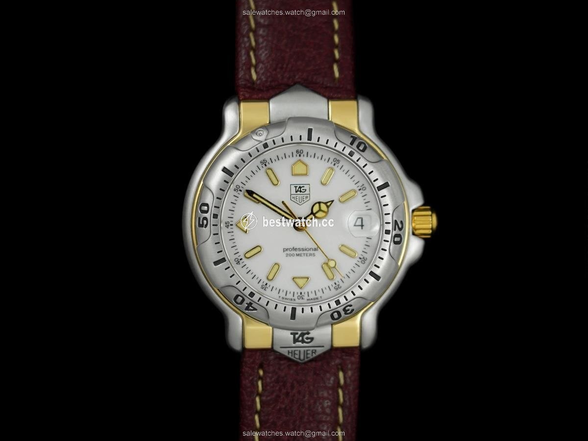 IMG_9085 TAG Heuer 6000 Mens watch Unisex Quartz Gold Steel 8181 Replica 2