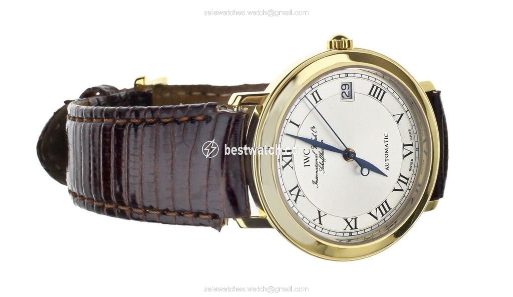 IMG_9085 IWC Mens watch Unisex Automatic Yellow gold 3209 Replica 2