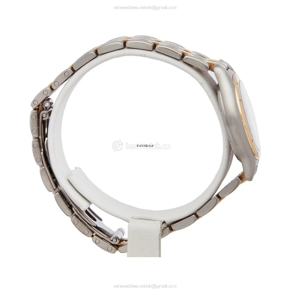 IMG_9085 Cartier Cougar Mens watch Unisex Quartz Gold Steel 187904 Replica 2