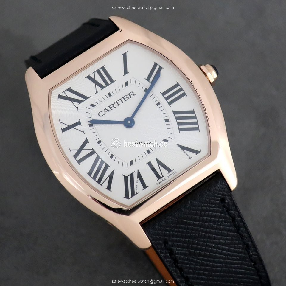 Cartier Tortue Mens watch Unisex Manual winding Rose gold WGTO0002 Replica 2