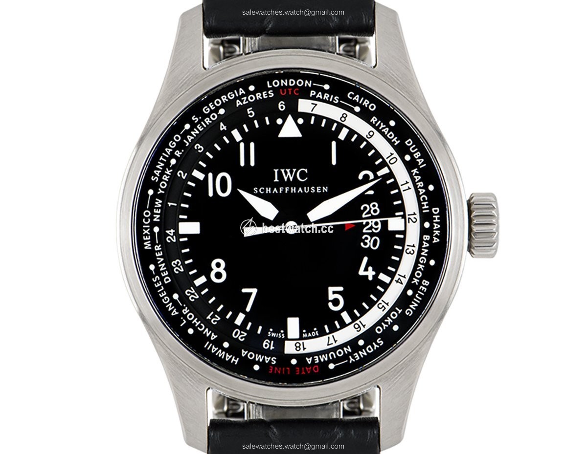 IMG_9085 IWC Pilot Worldtimer Mens watch Unisex Automatic Steel IW326201 Replica 2