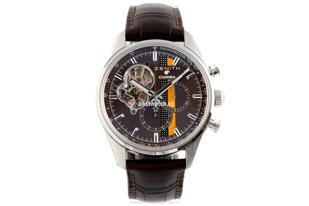 Zenith El Primero Chronograph Mens watch Unisex Automatic Steel 03.2047.4061 76.C494 Replica 2